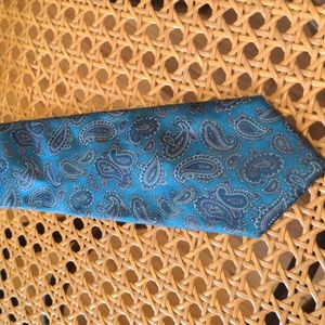 Vintage Britt Italian silk paisley tie